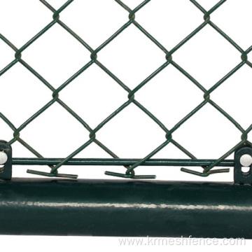 small hole chain link fence double swing gate